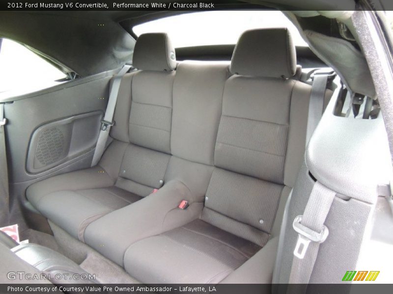 Performance White / Charcoal Black 2012 Ford Mustang V6 Convertible