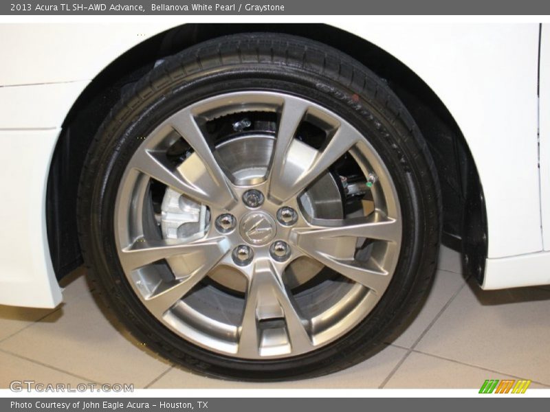 Bellanova White Pearl / Graystone 2013 Acura TL SH-AWD Advance