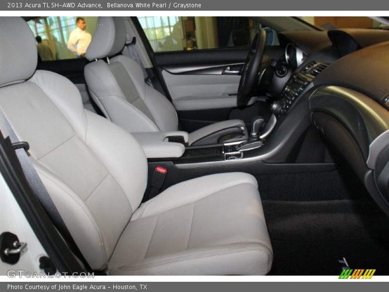 Bellanova White Pearl / Graystone 2013 Acura TL SH-AWD Advance