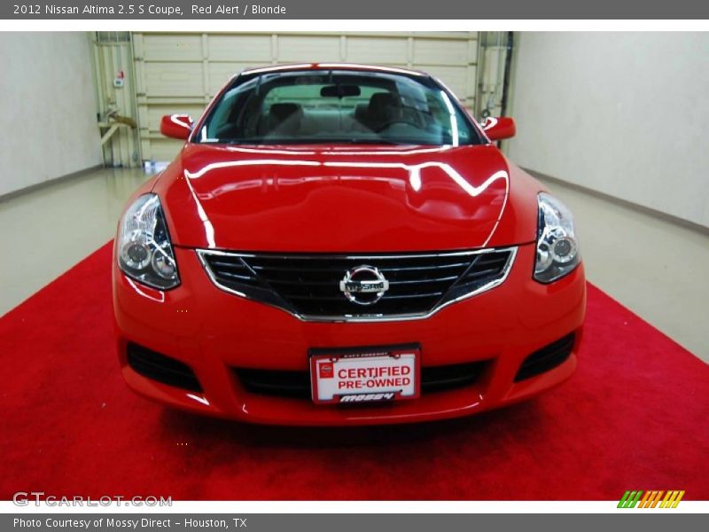 Red Alert / Blonde 2012 Nissan Altima 2.5 S Coupe