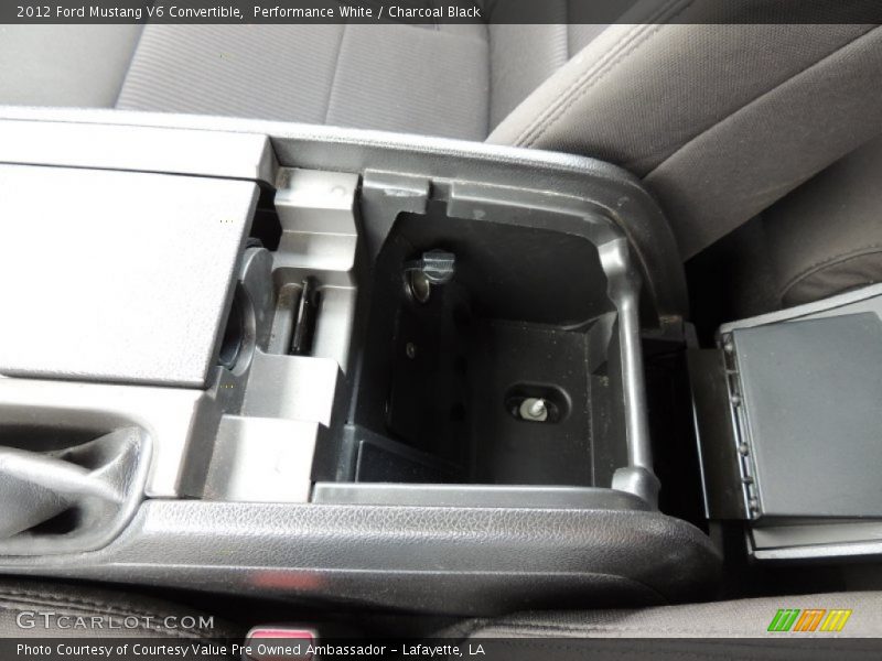 Performance White / Charcoal Black 2012 Ford Mustang V6 Convertible