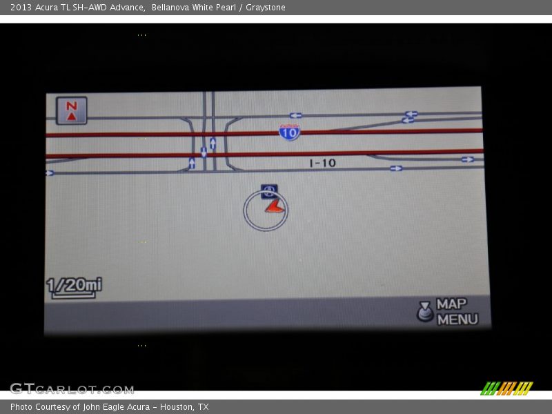 Bellanova White Pearl / Graystone 2013 Acura TL SH-AWD Advance