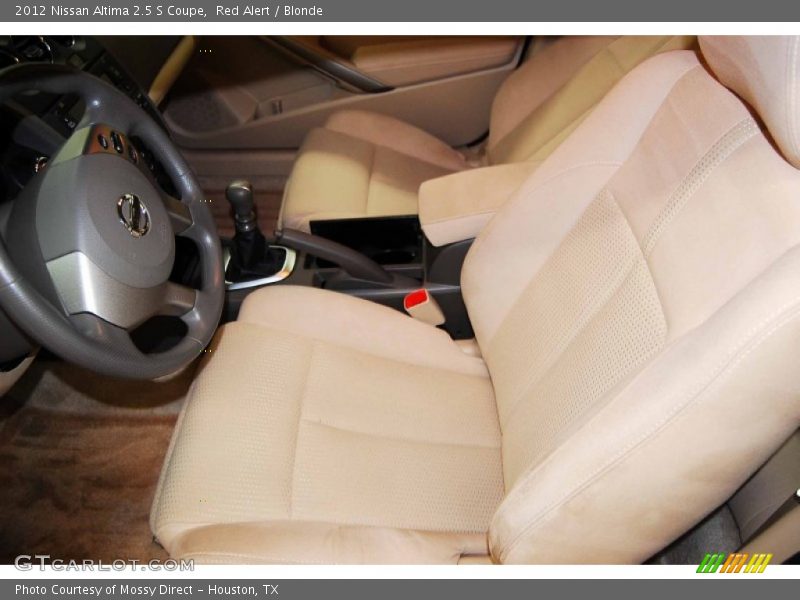 Red Alert / Blonde 2012 Nissan Altima 2.5 S Coupe