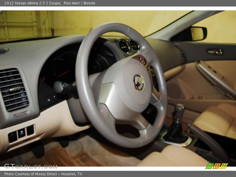 Red Alert / Blonde 2012 Nissan Altima 2.5 S Coupe