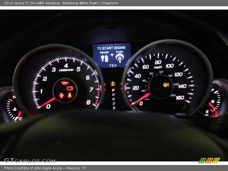 Bellanova White Pearl / Graystone 2013 Acura TL SH-AWD Advance