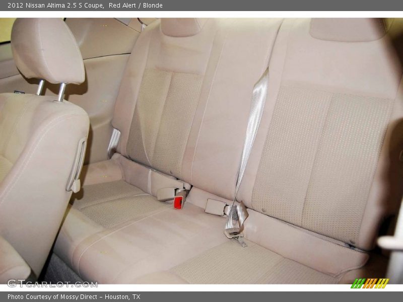 Red Alert / Blonde 2012 Nissan Altima 2.5 S Coupe
