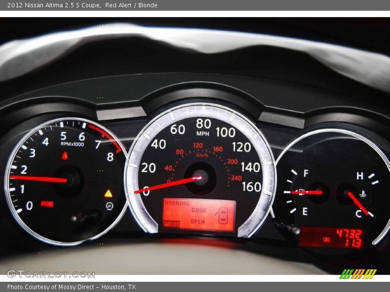 Red Alert / Blonde 2012 Nissan Altima 2.5 S Coupe