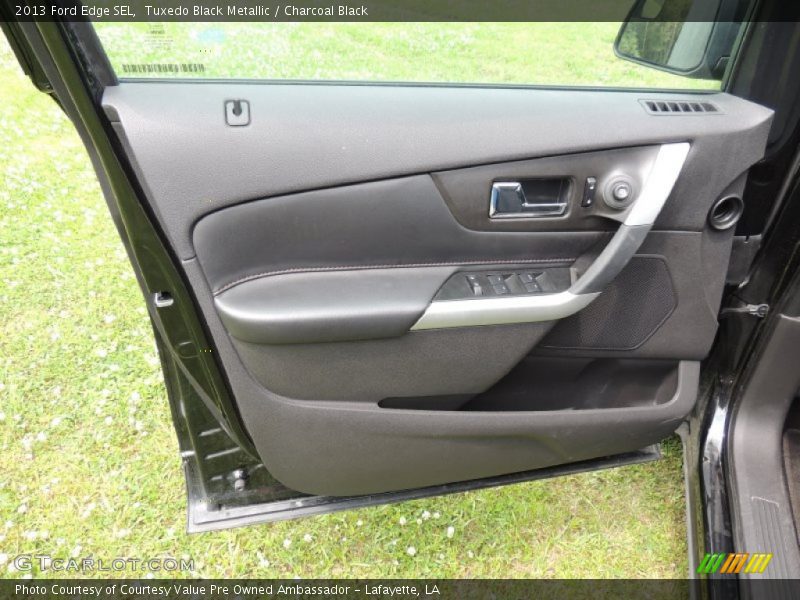 Tuxedo Black Metallic / Charcoal Black 2013 Ford Edge SEL