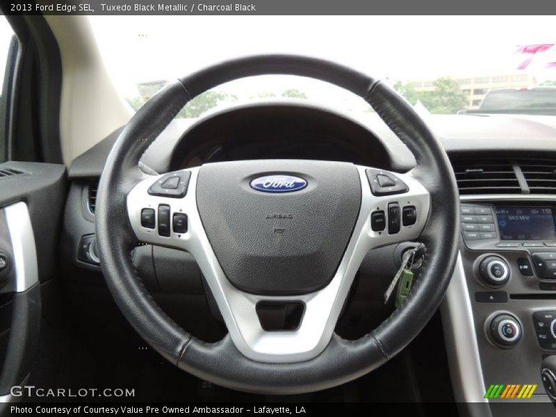 Tuxedo Black Metallic / Charcoal Black 2013 Ford Edge SEL