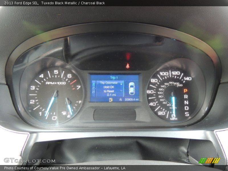 Tuxedo Black Metallic / Charcoal Black 2013 Ford Edge SEL
