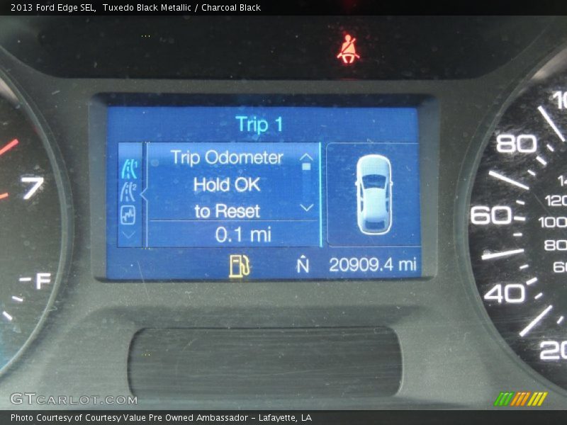 Tuxedo Black Metallic / Charcoal Black 2013 Ford Edge SEL