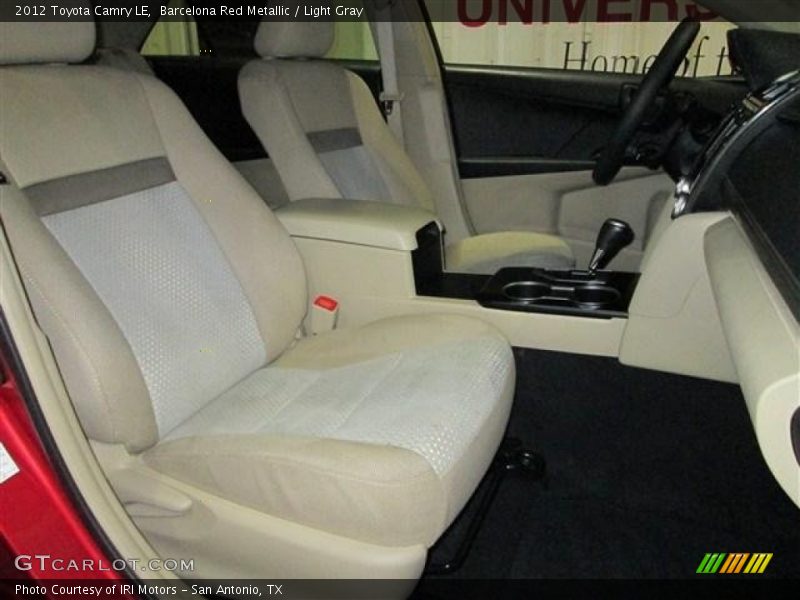 Barcelona Red Metallic / Light Gray 2012 Toyota Camry LE