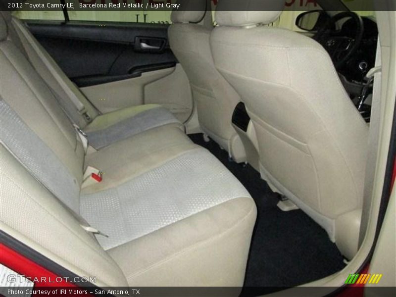 Barcelona Red Metallic / Light Gray 2012 Toyota Camry LE