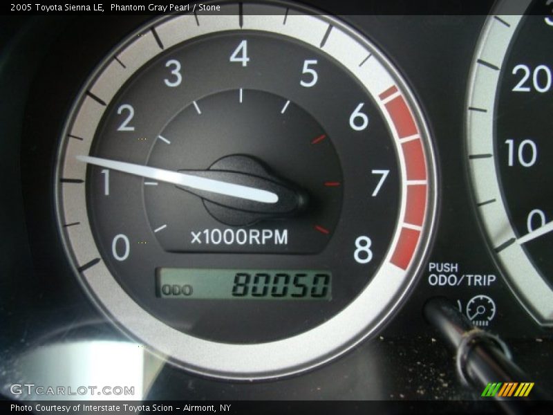 Phantom Gray Pearl / Stone 2005 Toyota Sienna LE