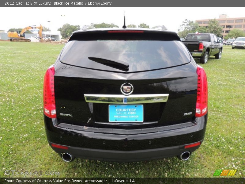 Black Ice Metallic / Ebony/Ebony 2012 Cadillac SRX Luxury