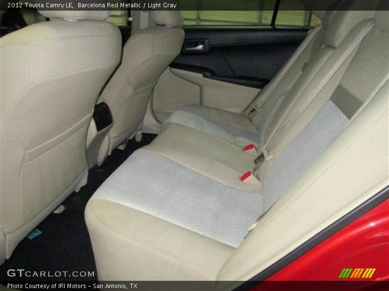 Barcelona Red Metallic / Light Gray 2012 Toyota Camry LE