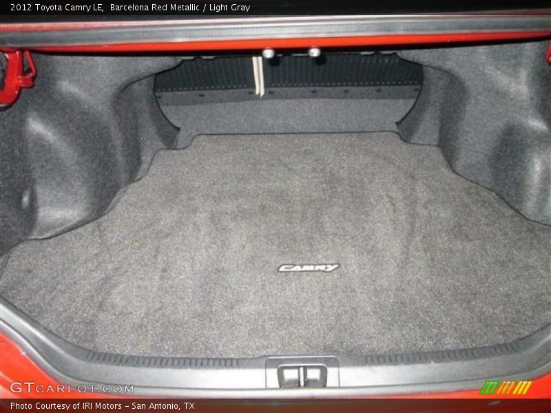 Barcelona Red Metallic / Light Gray 2012 Toyota Camry LE
