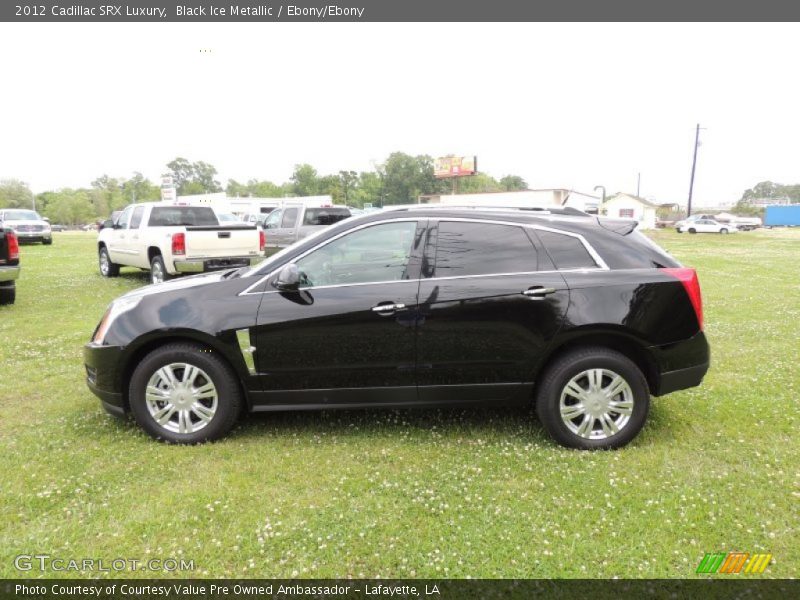 Black Ice Metallic / Ebony/Ebony 2012 Cadillac SRX Luxury