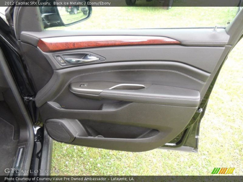 Black Ice Metallic / Ebony/Ebony 2012 Cadillac SRX Luxury
