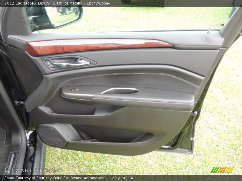 Black Ice Metallic / Ebony/Ebony 2012 Cadillac SRX Luxury