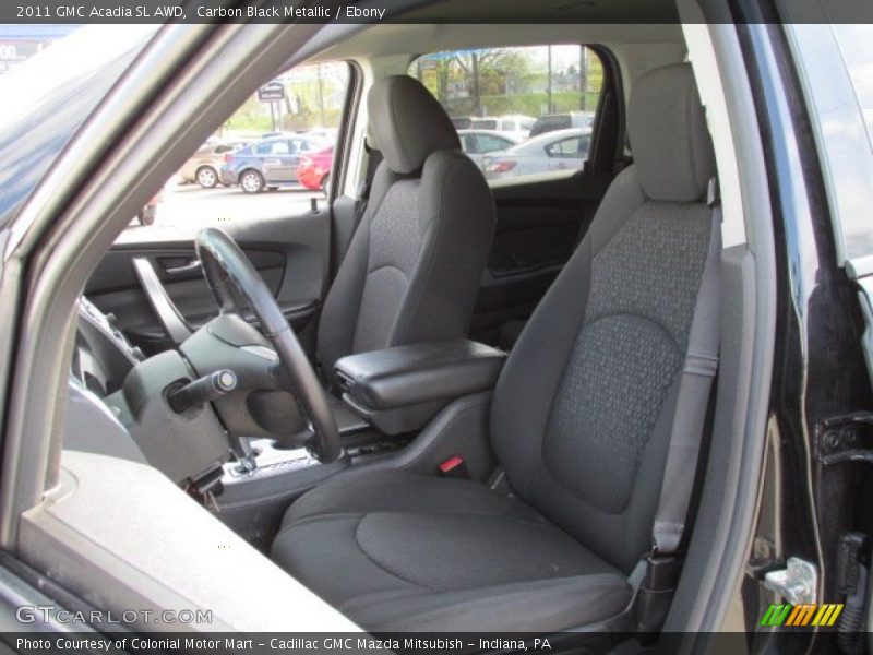 Carbon Black Metallic / Ebony 2011 GMC Acadia SL AWD