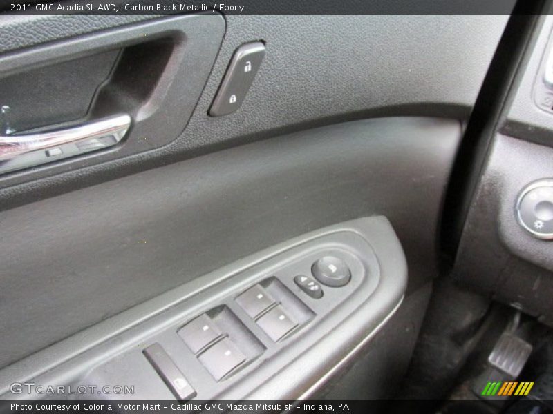Carbon Black Metallic / Ebony 2011 GMC Acadia SL AWD