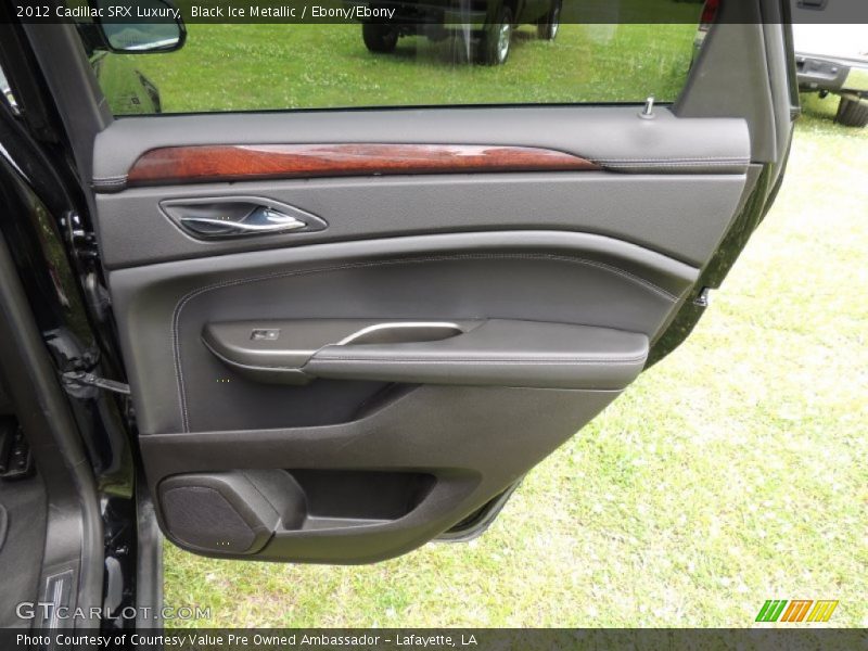 Black Ice Metallic / Ebony/Ebony 2012 Cadillac SRX Luxury