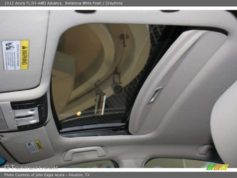 Bellanova White Pearl / Graystone 2013 Acura TL SH-AWD Advance