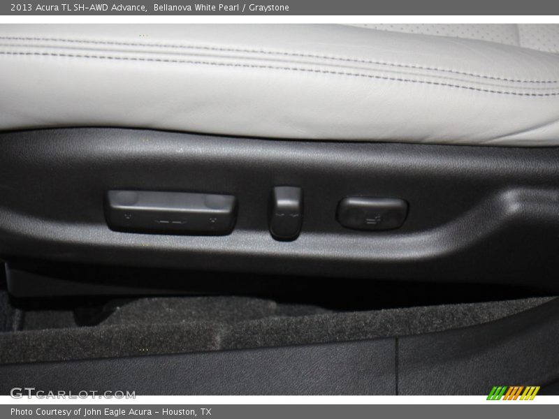 Bellanova White Pearl / Graystone 2013 Acura TL SH-AWD Advance