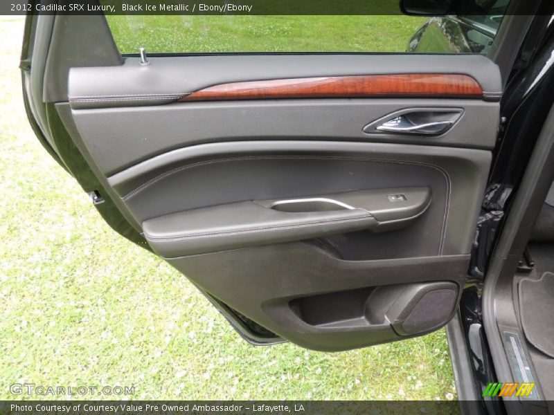 Black Ice Metallic / Ebony/Ebony 2012 Cadillac SRX Luxury