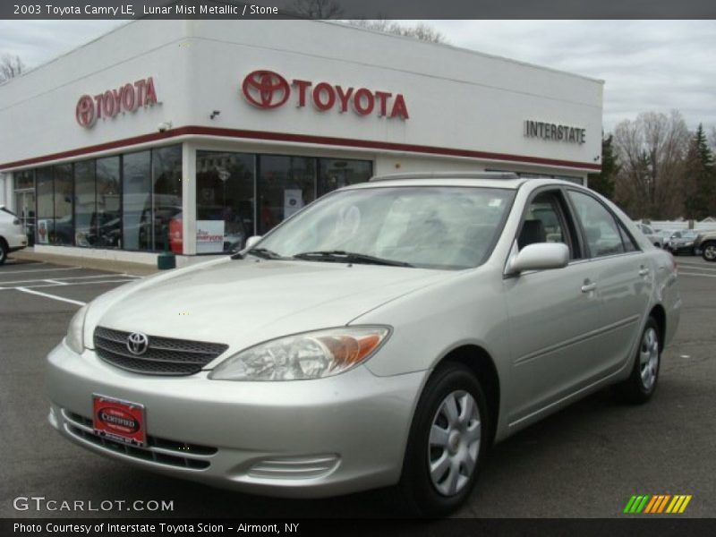 Lunar Mist Metallic / Stone 2003 Toyota Camry LE