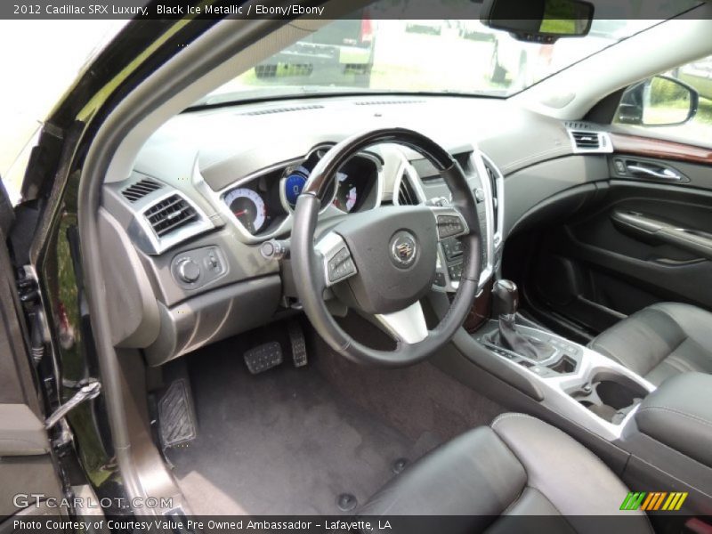 Black Ice Metallic / Ebony/Ebony 2012 Cadillac SRX Luxury