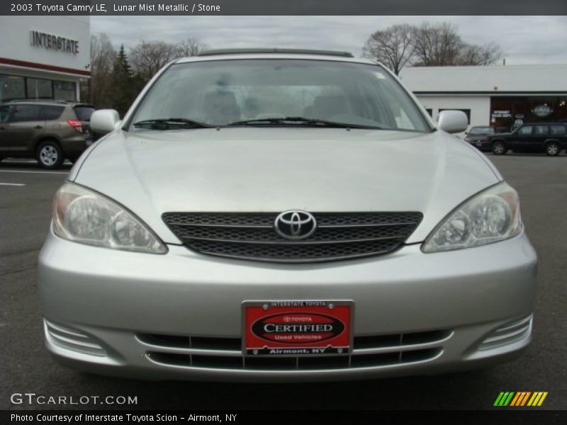 Lunar Mist Metallic / Stone 2003 Toyota Camry LE
