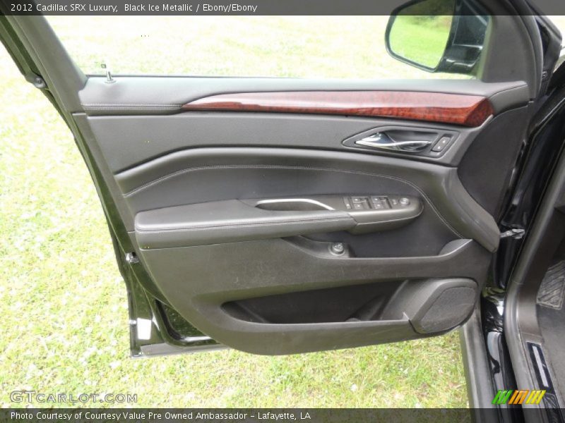 Black Ice Metallic / Ebony/Ebony 2012 Cadillac SRX Luxury