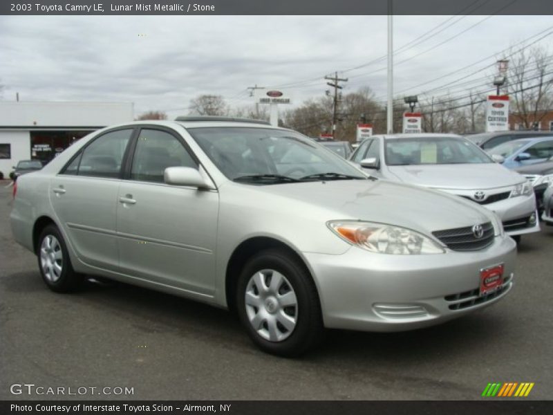 Lunar Mist Metallic / Stone 2003 Toyota Camry LE