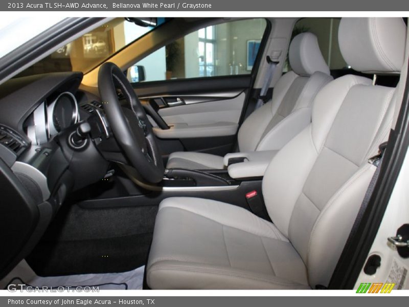 Bellanova White Pearl / Graystone 2013 Acura TL SH-AWD Advance