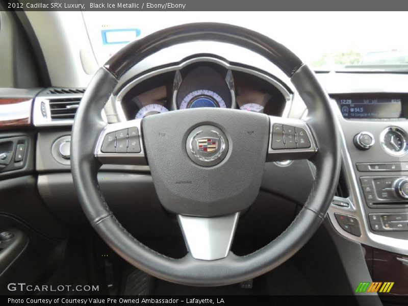 Black Ice Metallic / Ebony/Ebony 2012 Cadillac SRX Luxury
