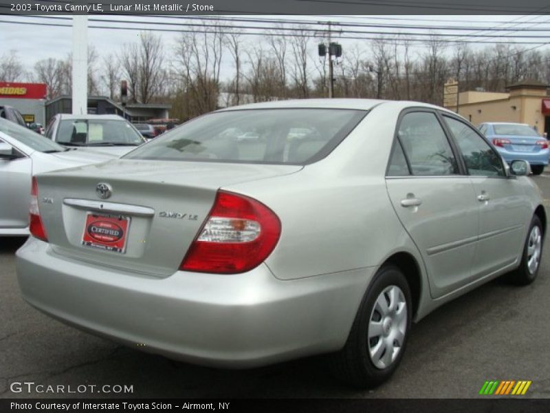 Lunar Mist Metallic / Stone 2003 Toyota Camry LE