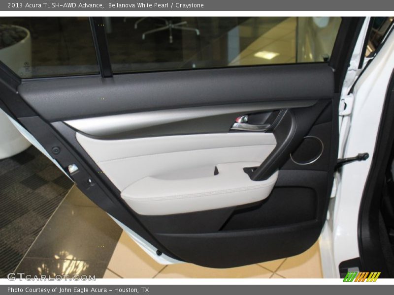 Bellanova White Pearl / Graystone 2013 Acura TL SH-AWD Advance