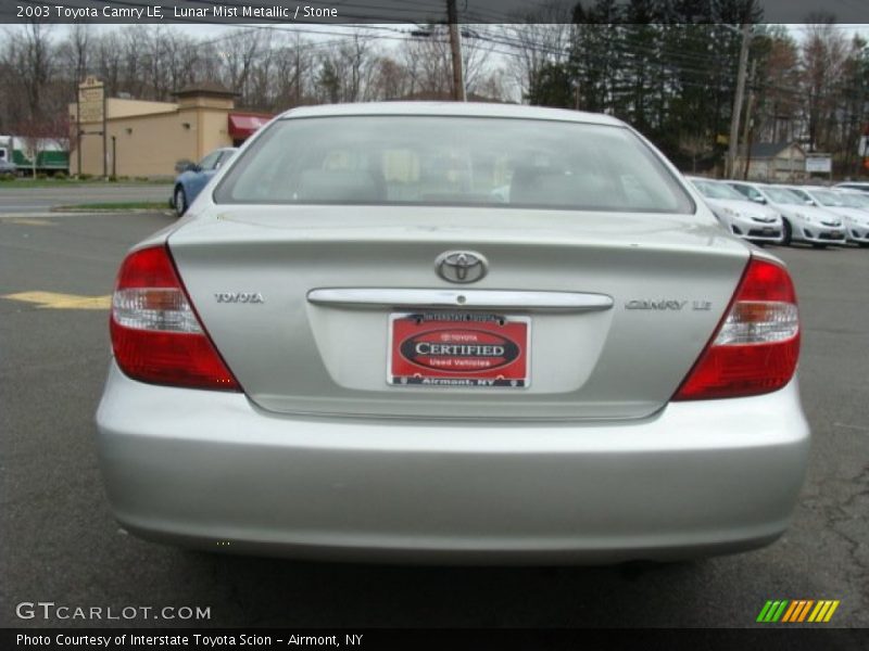 Lunar Mist Metallic / Stone 2003 Toyota Camry LE