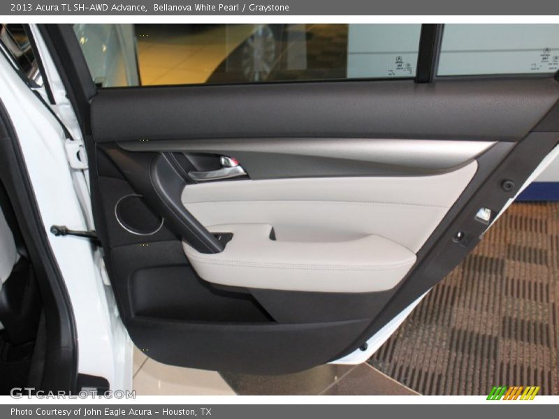 Bellanova White Pearl / Graystone 2013 Acura TL SH-AWD Advance