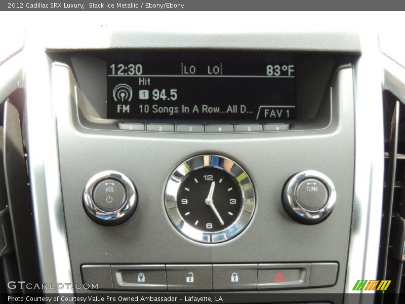 Black Ice Metallic / Ebony/Ebony 2012 Cadillac SRX Luxury