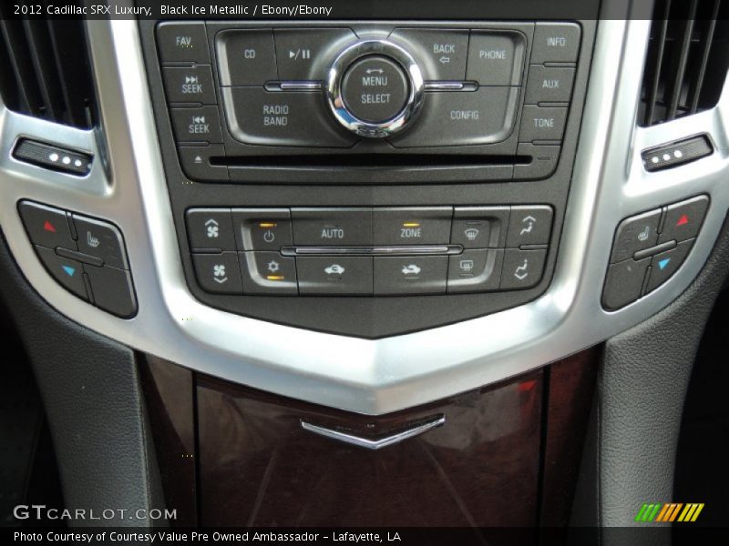 Black Ice Metallic / Ebony/Ebony 2012 Cadillac SRX Luxury