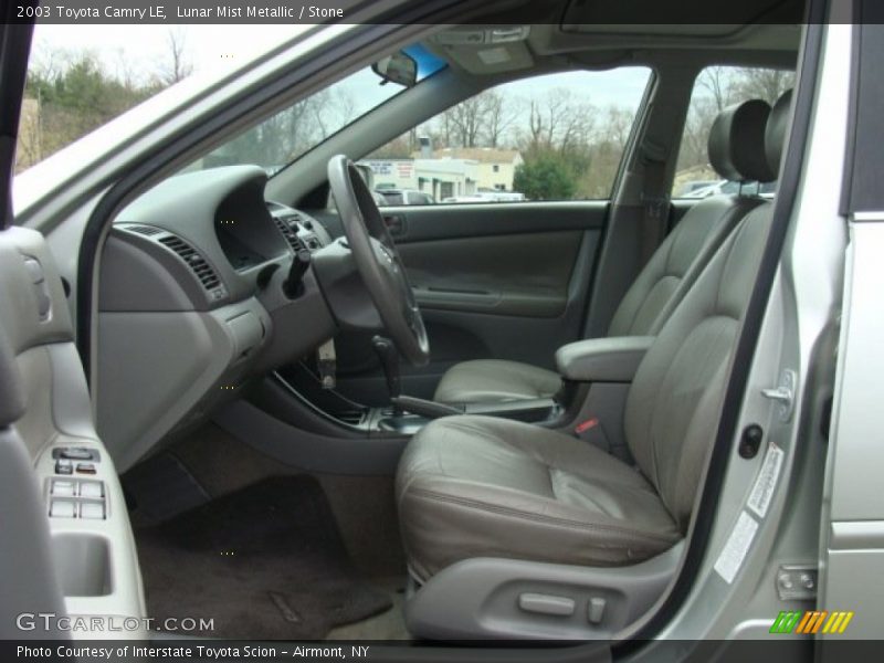 Lunar Mist Metallic / Stone 2003 Toyota Camry LE