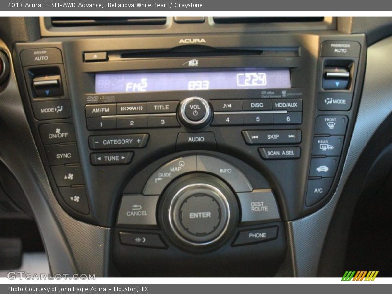 Bellanova White Pearl / Graystone 2013 Acura TL SH-AWD Advance