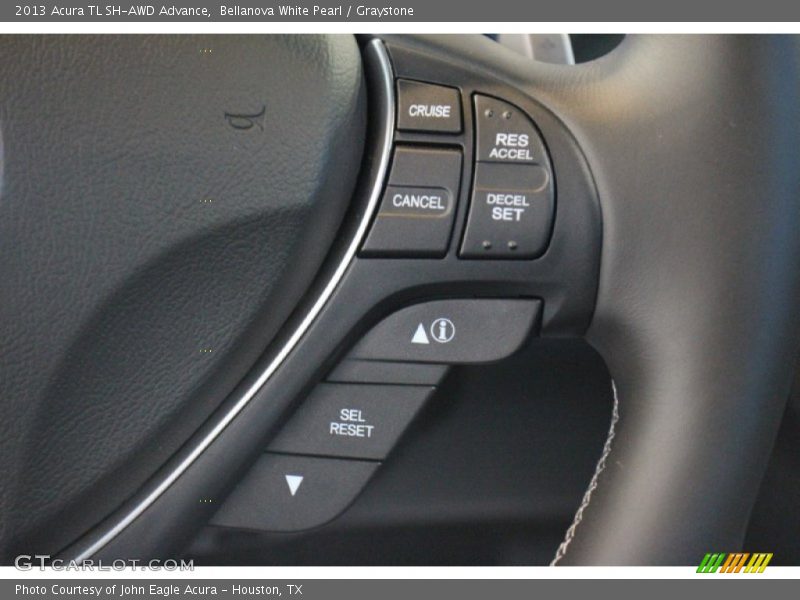 Bellanova White Pearl / Graystone 2013 Acura TL SH-AWD Advance