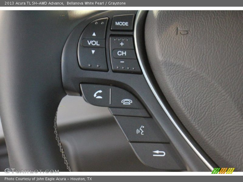 Bellanova White Pearl / Graystone 2013 Acura TL SH-AWD Advance