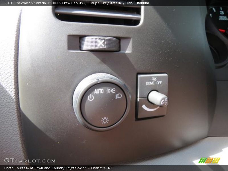 Taupe Gray Metallic / Dark Titanium 2010 Chevrolet Silverado 1500 LS Crew Cab 4x4