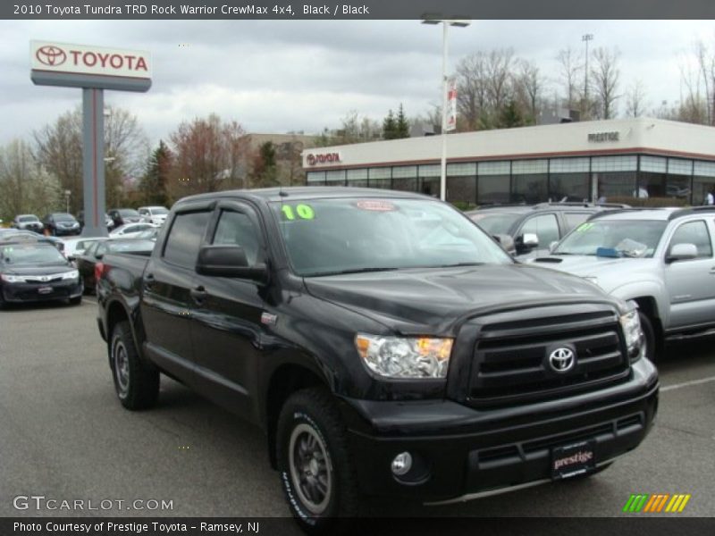 Black / Black 2010 Toyota Tundra TRD Rock Warrior CrewMax 4x4