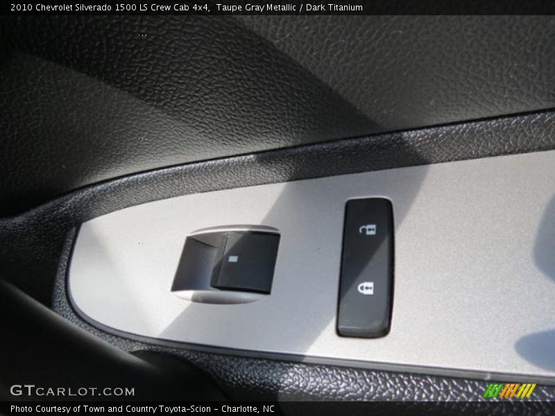 Taupe Gray Metallic / Dark Titanium 2010 Chevrolet Silverado 1500 LS Crew Cab 4x4